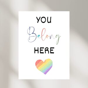 you belong here poster