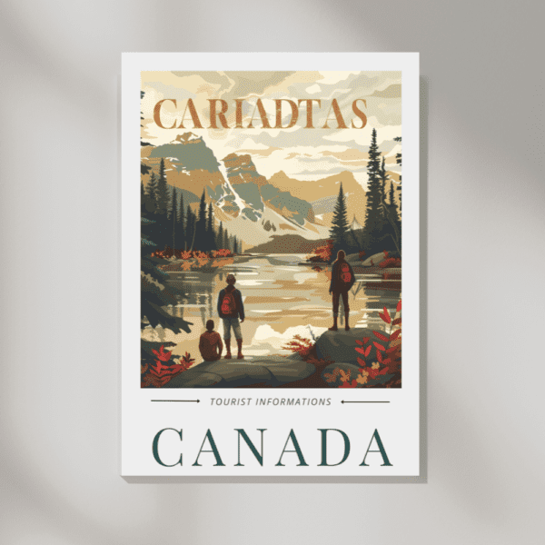 Canada travel poster