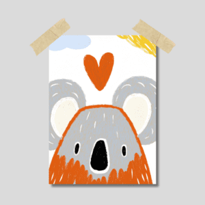 Koala Love Poster