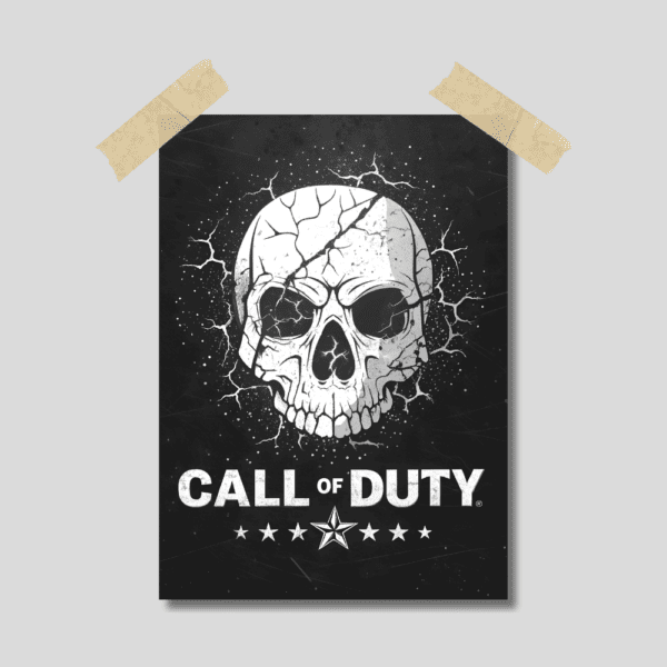 Call of Duty Skull poster